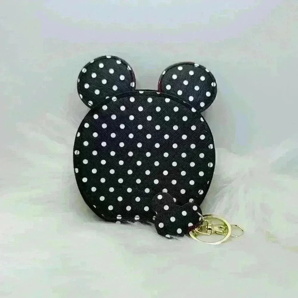 Unbranded Handbags - Black Polka Dot Coin/Card Purse, Mini Mouse Inspired